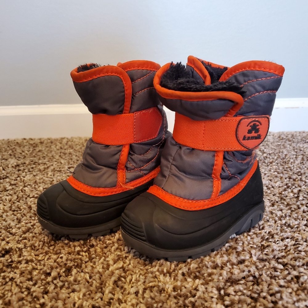 Kamik Snowbug toddler boots gray size 6